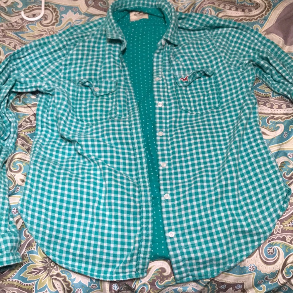 Green HOLLISTER flannel Size:M